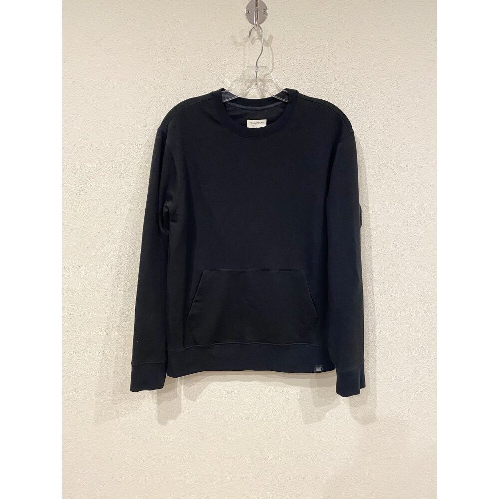 Frank And Oak Sweater Mens Small Crewneck Pullover Front Pocket Organic Blend